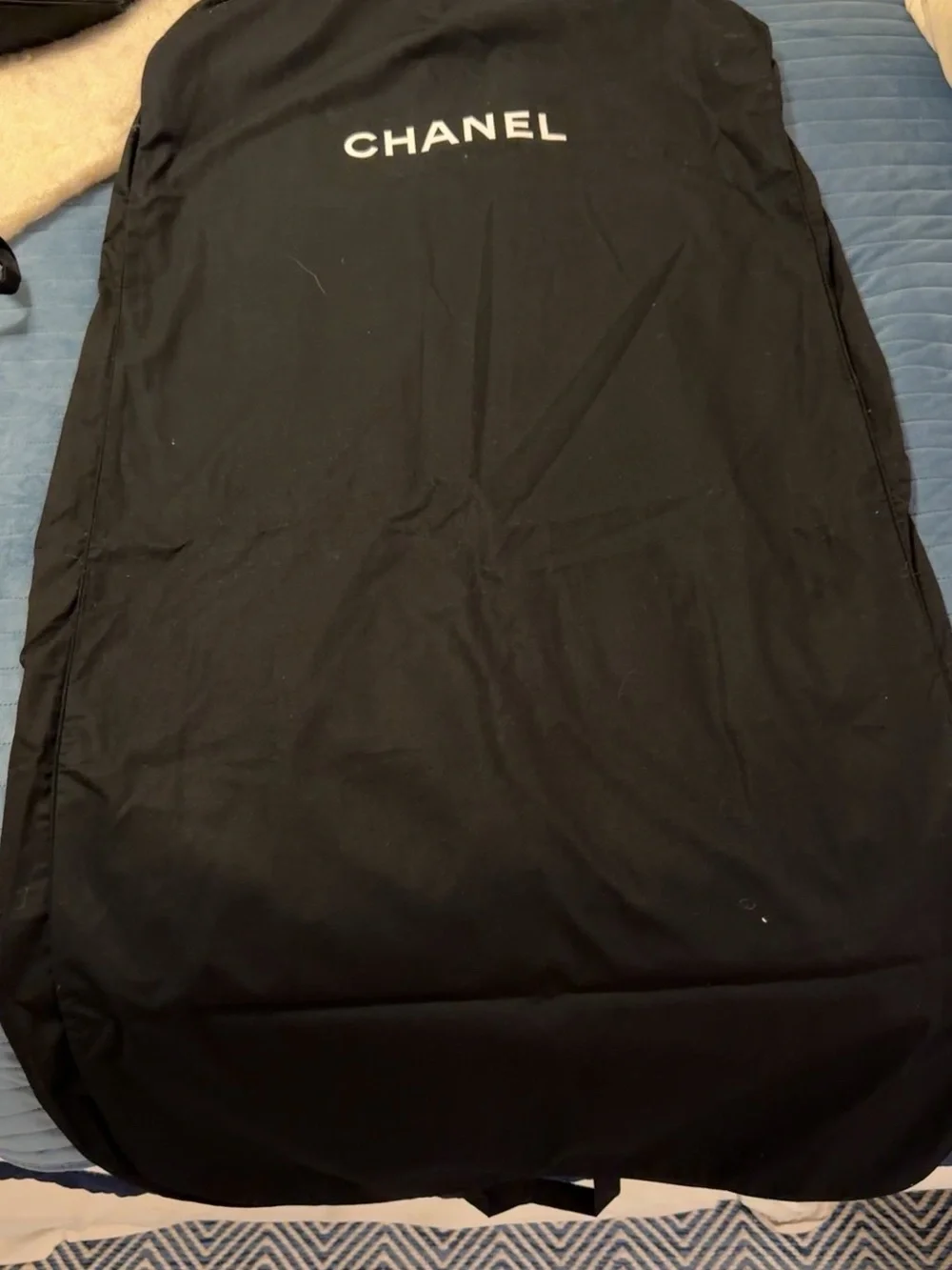 CHANEL Black Garment Bag